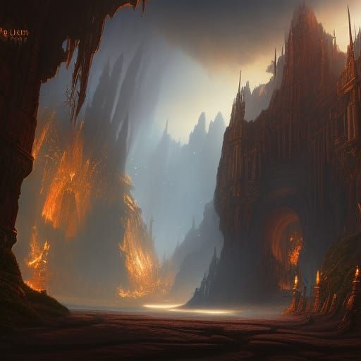 The entrance to Hell