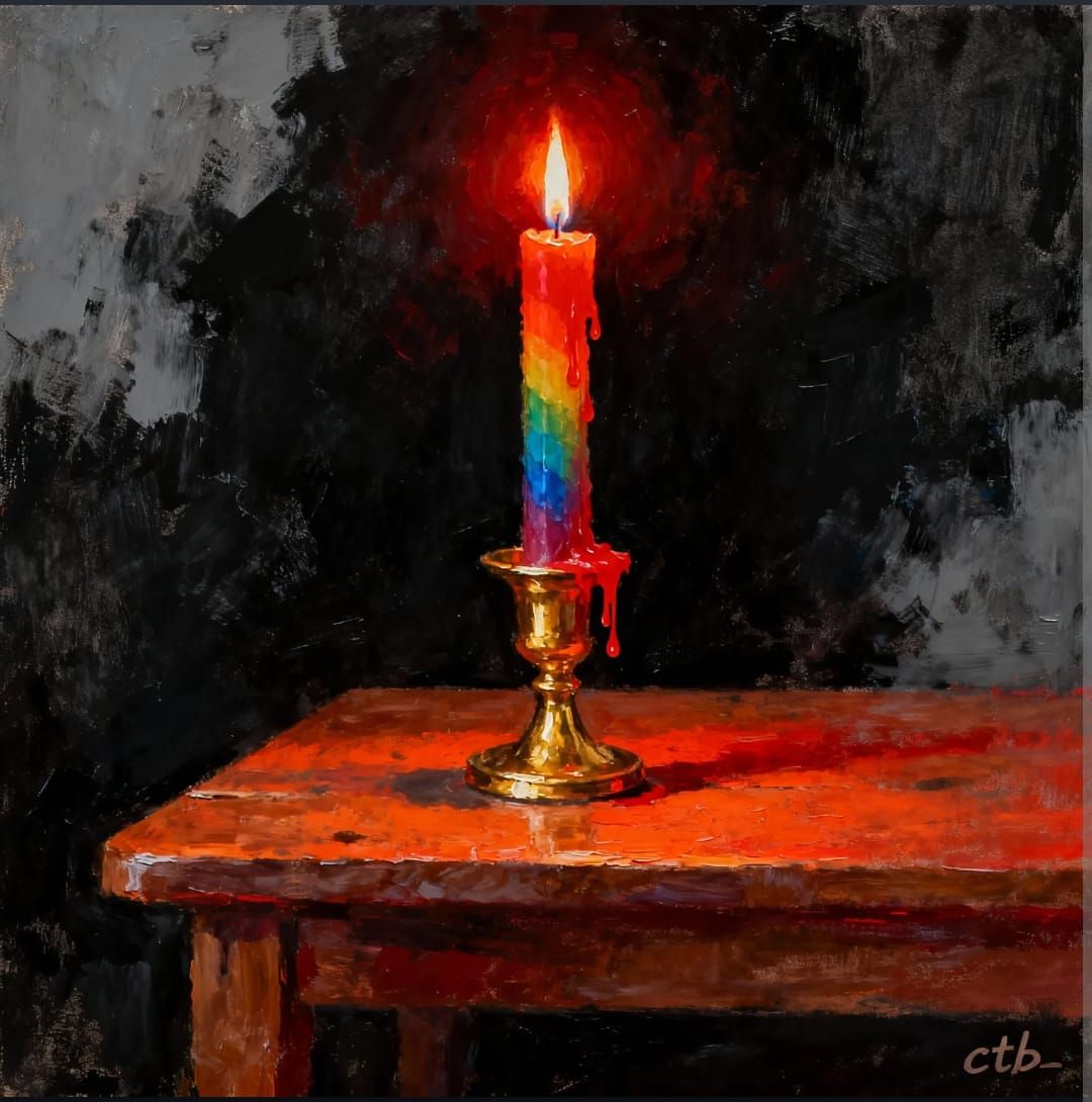 Pride Candle Still Life