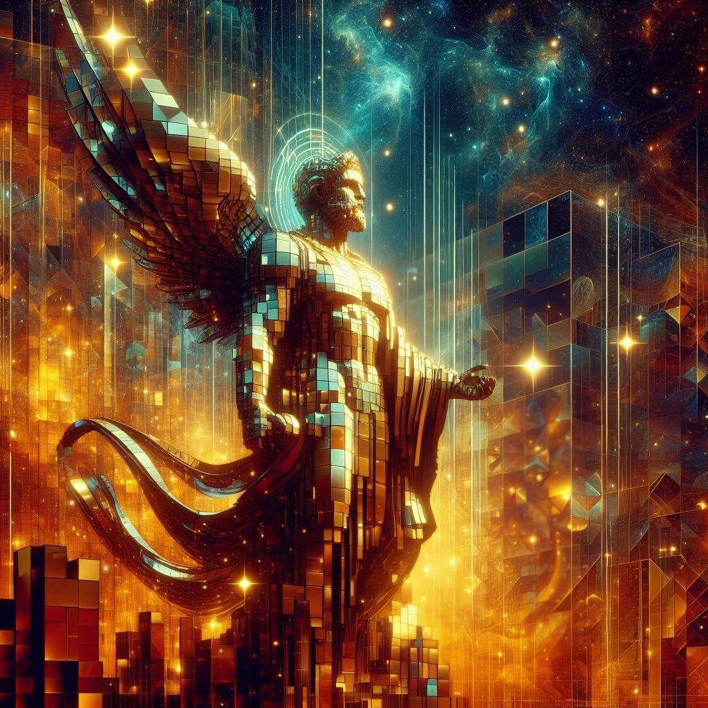 Celestial Glitch Victory Monument