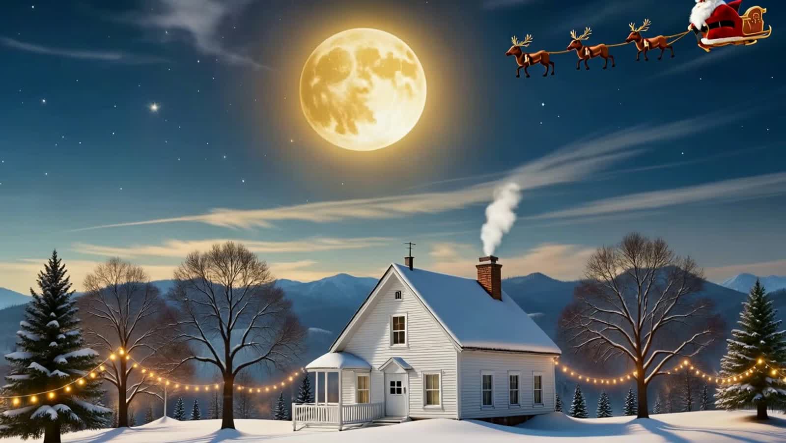 Here comes Santa Claus!