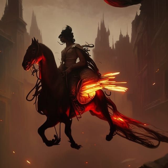 Haunted Cowgirl With Stolen Artifact