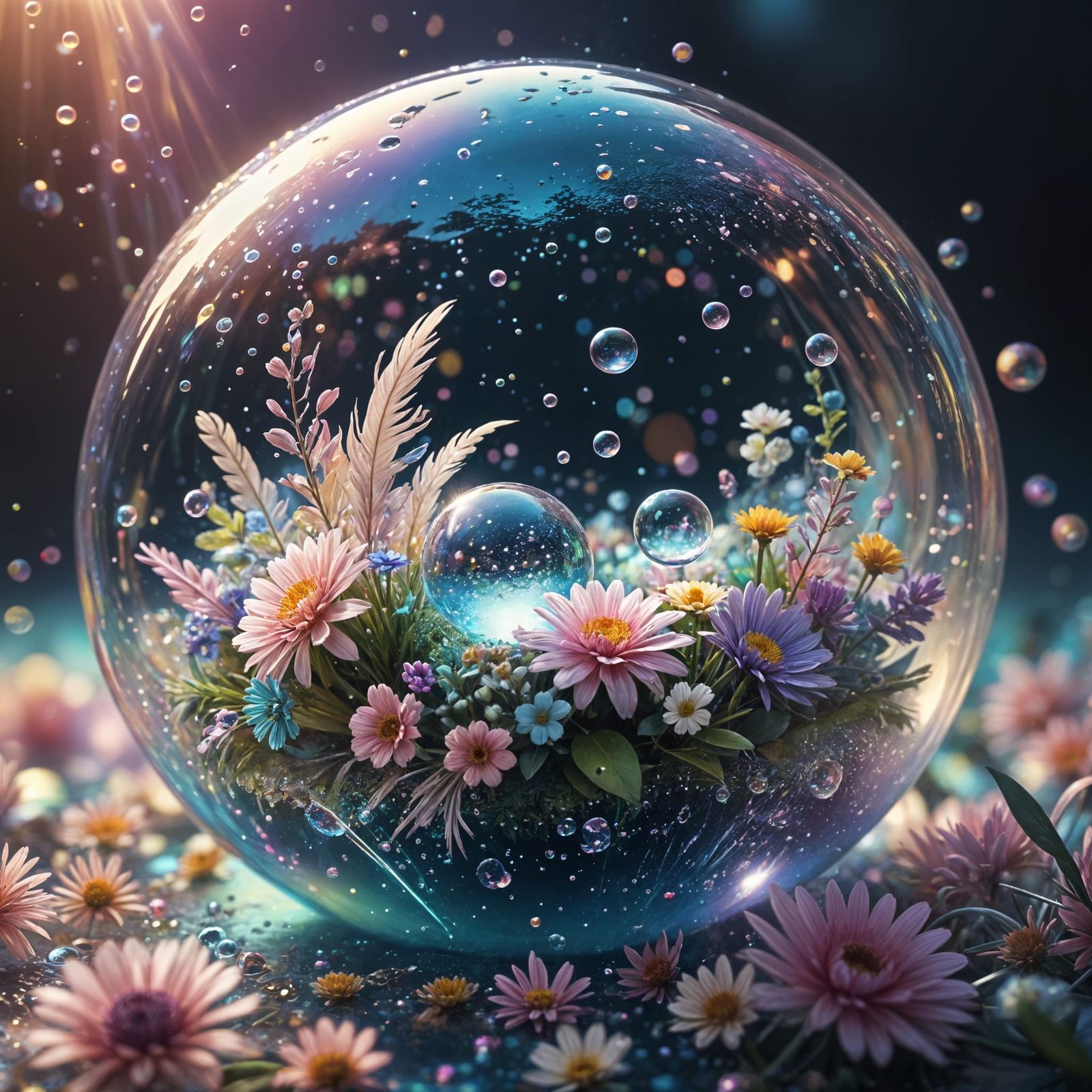 Spring Bubble  by @Soynuts