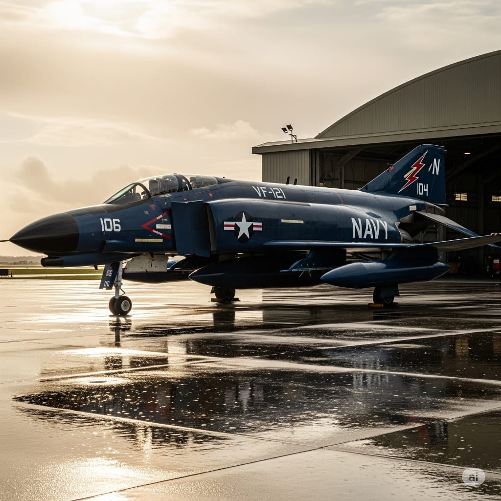 F-4 VF-121 Old Style Livery and Markings