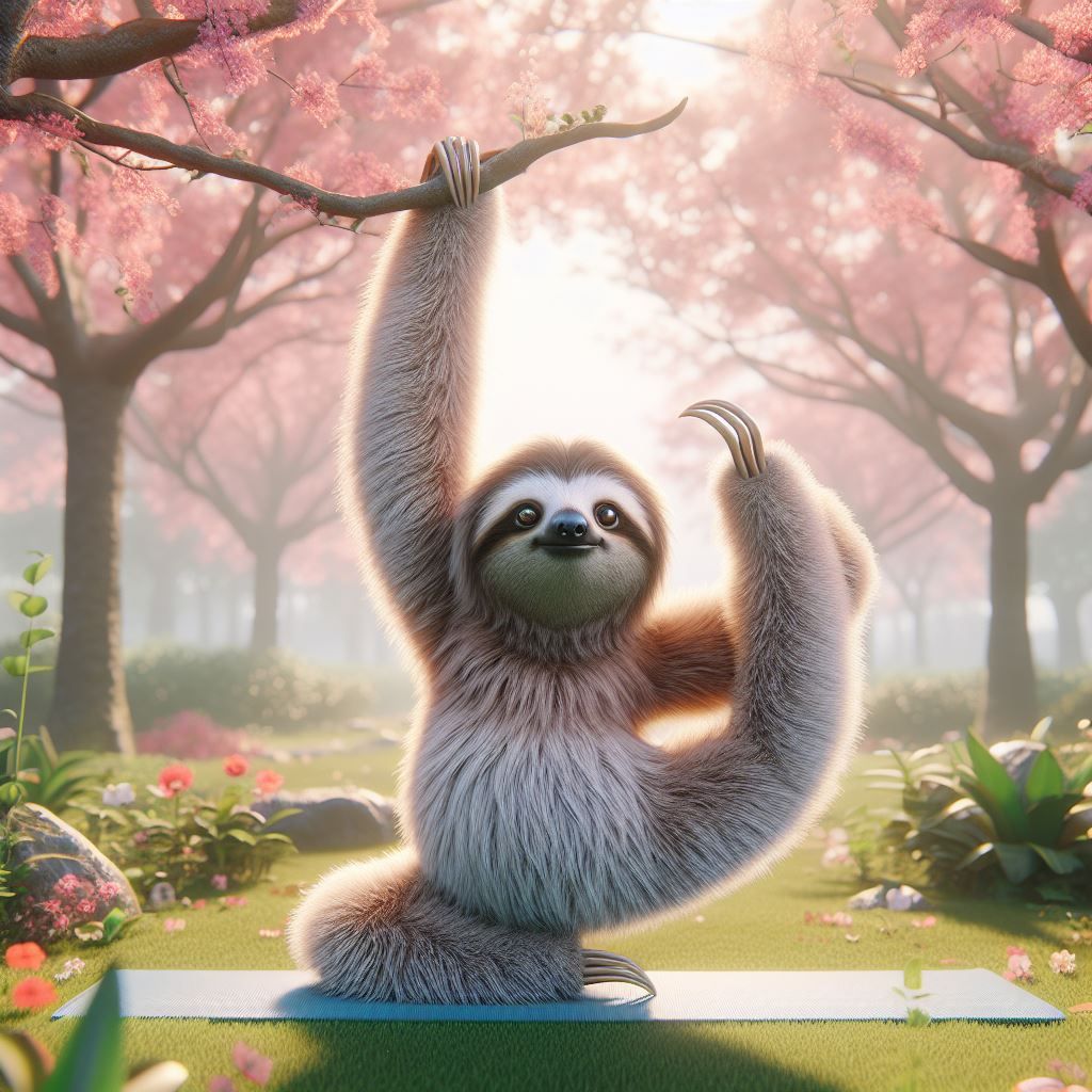 Yoga sloth
