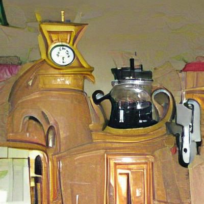 the nine o'clock coffee pot