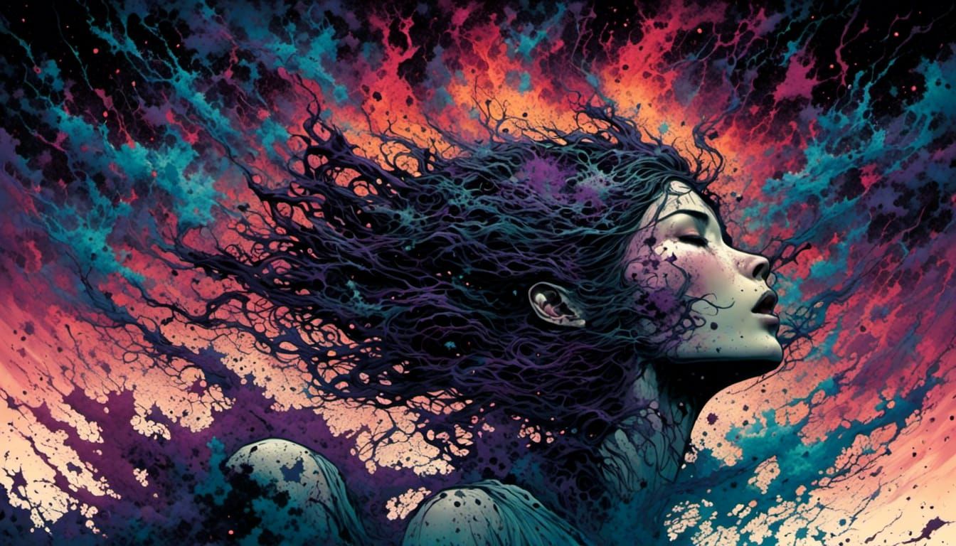 <lora:Ocean Deep:1.0> 😈😈😈💩💩💩🐉🐉🐉☠️☠️☠️❤️❤️❤️🪽🪽🪽  by @razorbladez2112
