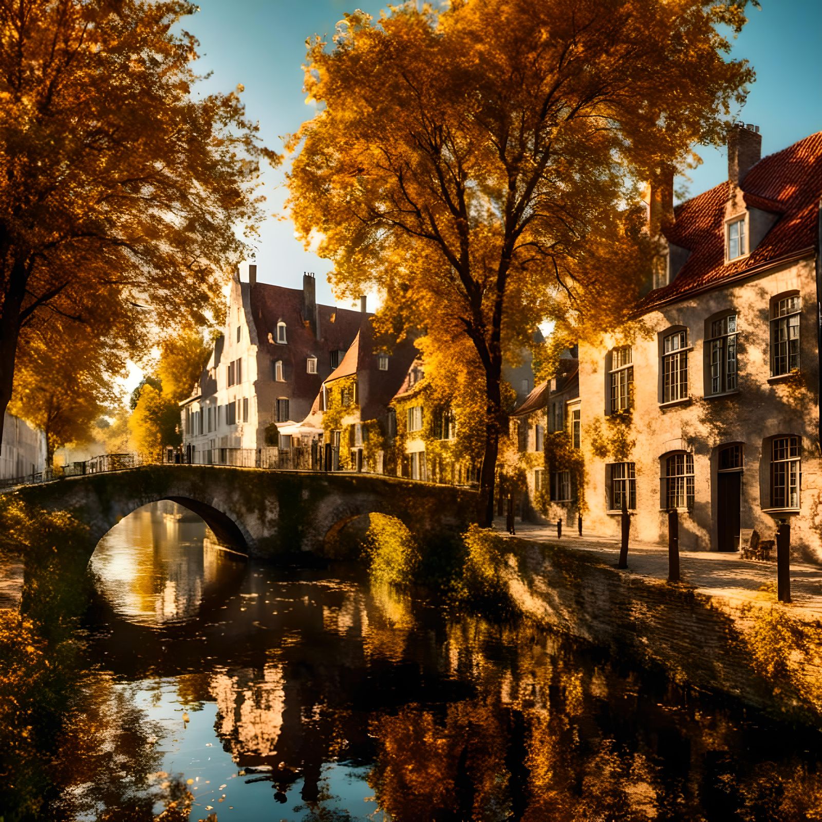 Autumn in the old town