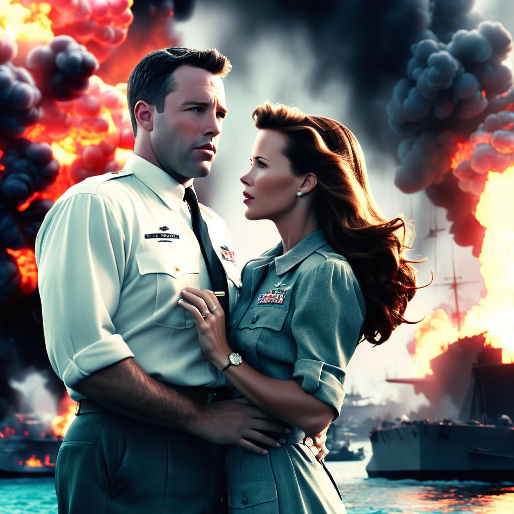 movie poster of the movie "Pearl Harbor" with Ben Affleck and Kate Beckinsale