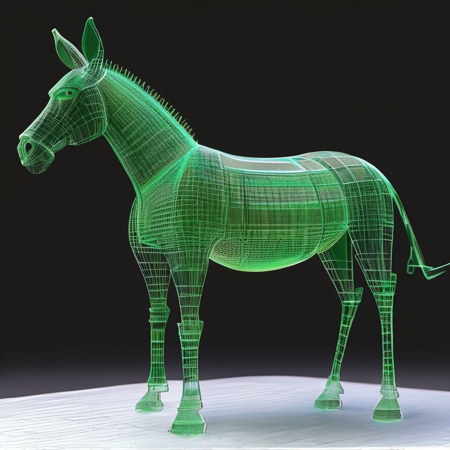 Donkey Hologram