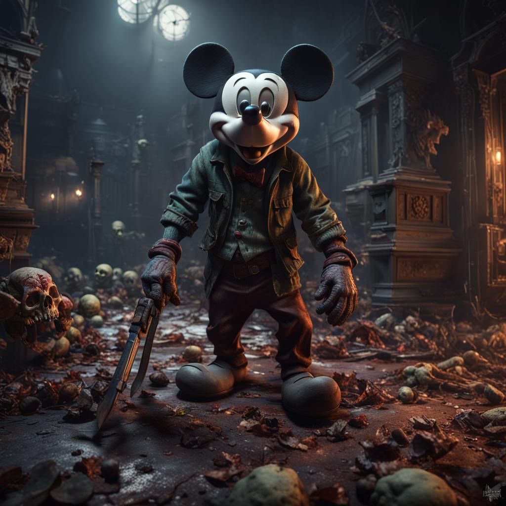Rotten Mickey on a Spree