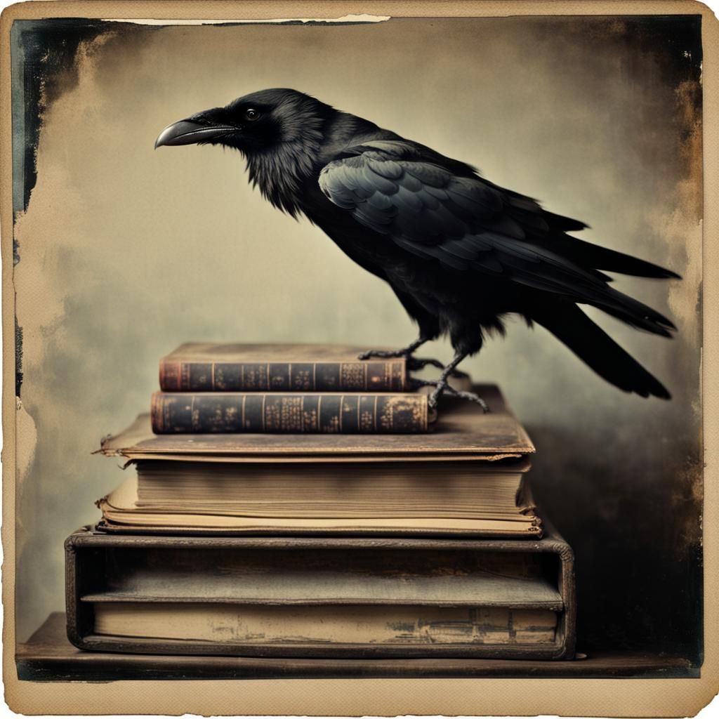 Quoth the Raven, Nevermore. - AI Generated Artwork - NightCafe Creator