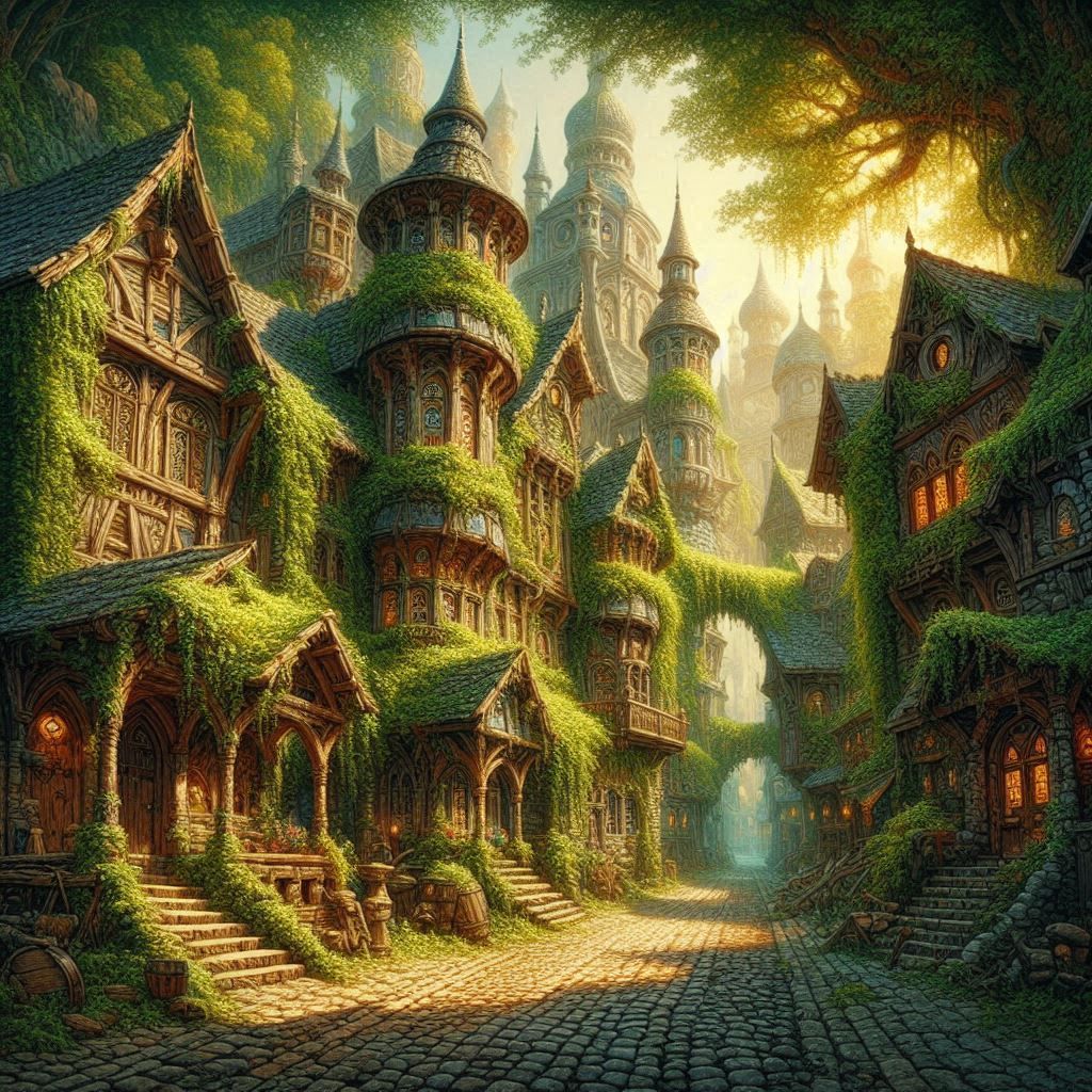 Ivy is Slowly Overtaking the Town