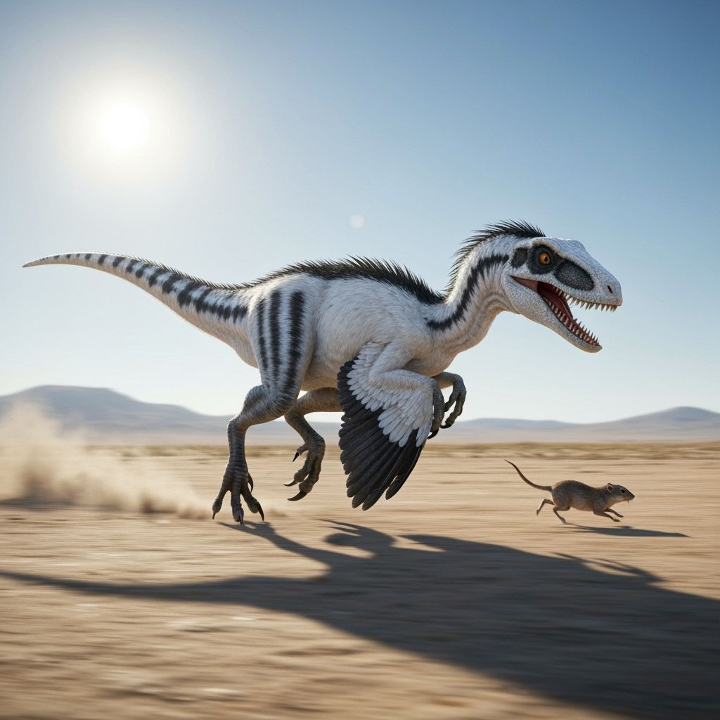 Velociraptor mongoliensis  by @Aurel