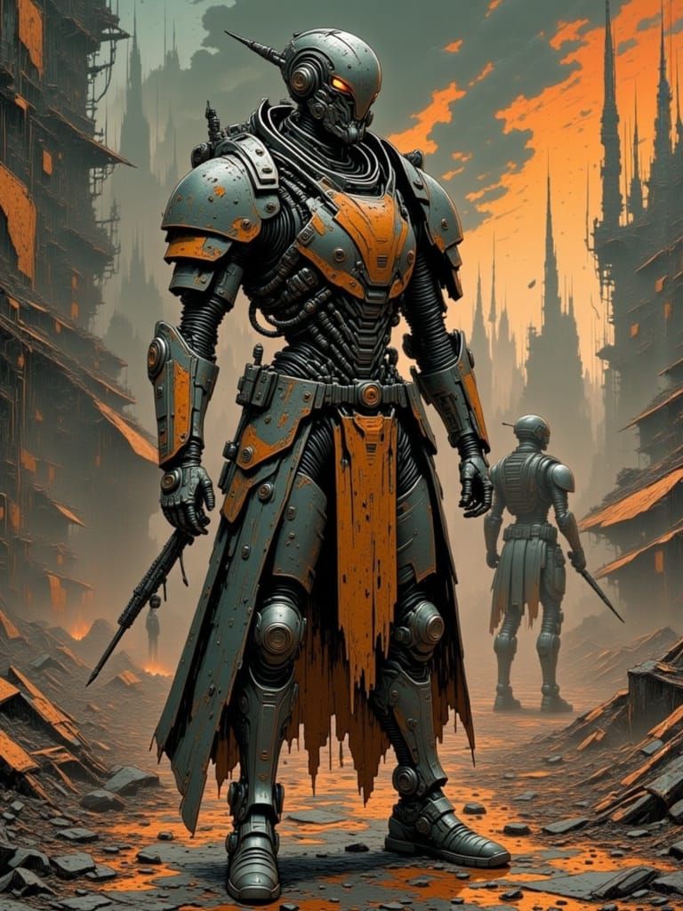 <lora:ProtoFluxArmourGraal:1.0> <lora:FluxLinoGraal:1.0>