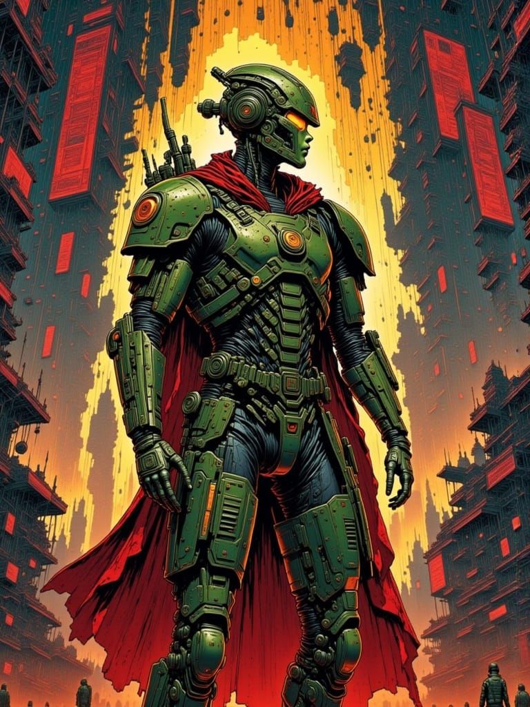 <lora:ProtoFluxArmourGraal:1.0> <lora:FluxLinoGraal:1.0>