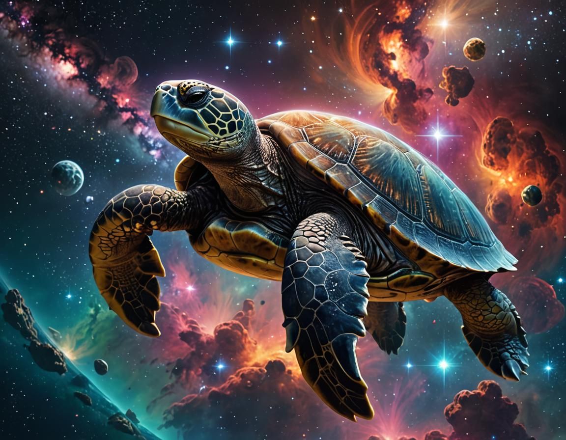 Maybe a daughter of great A'Tuin; Inspired by GNU Terry Pratchett  by @Lord Falcon