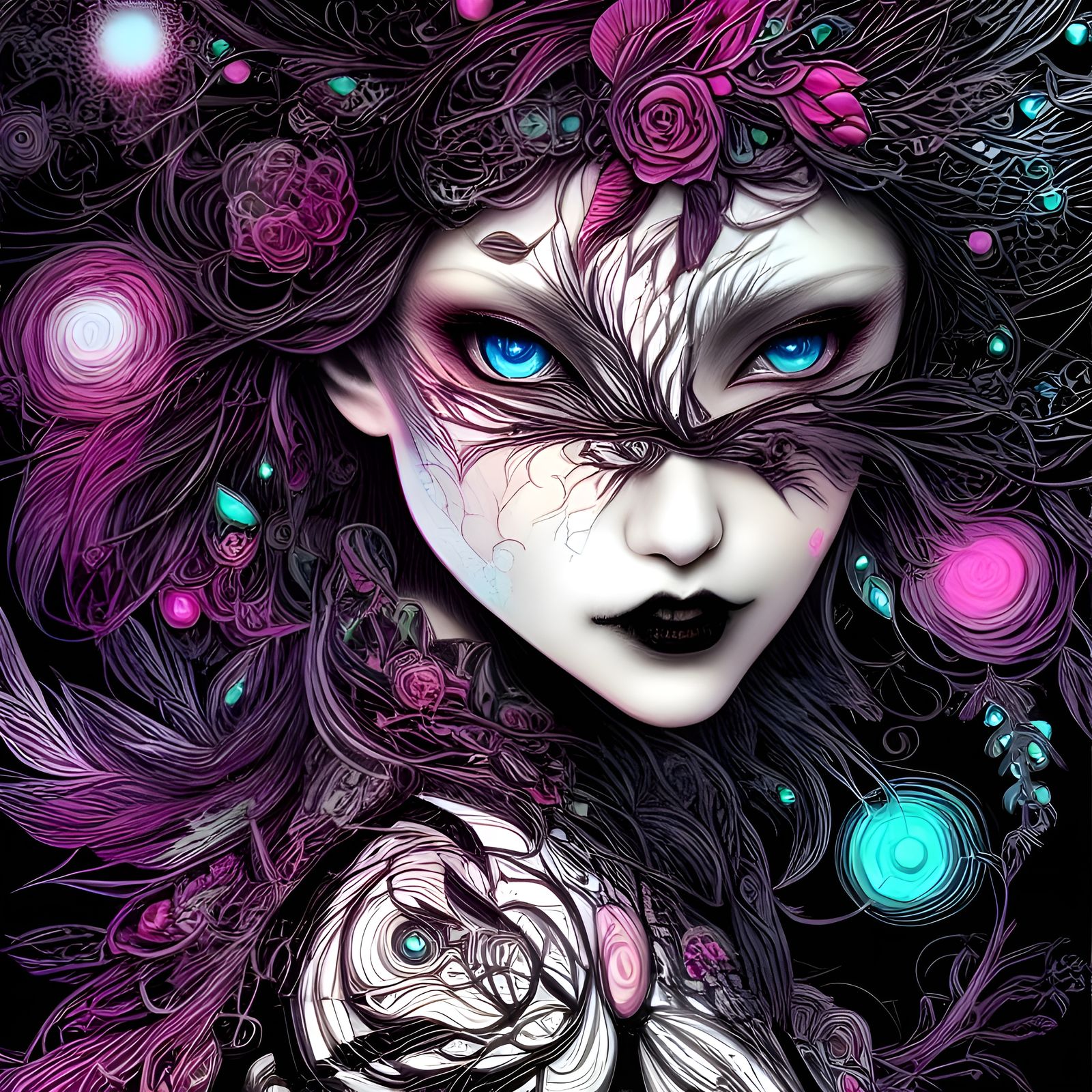 Gothic Queen - AI Generated Artwork - NightCafe Creator