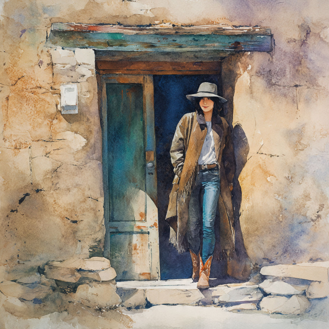 Doorway Watercolor