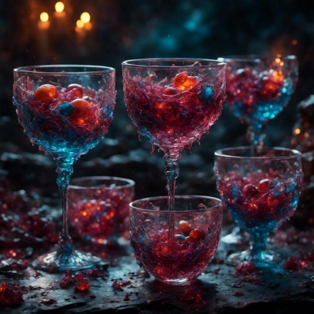 glass cups