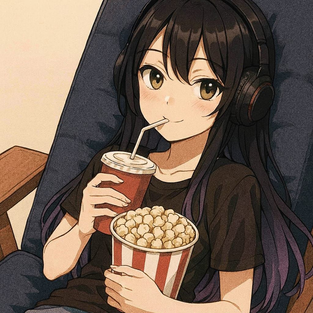 Yuri just chilling 😊🍿