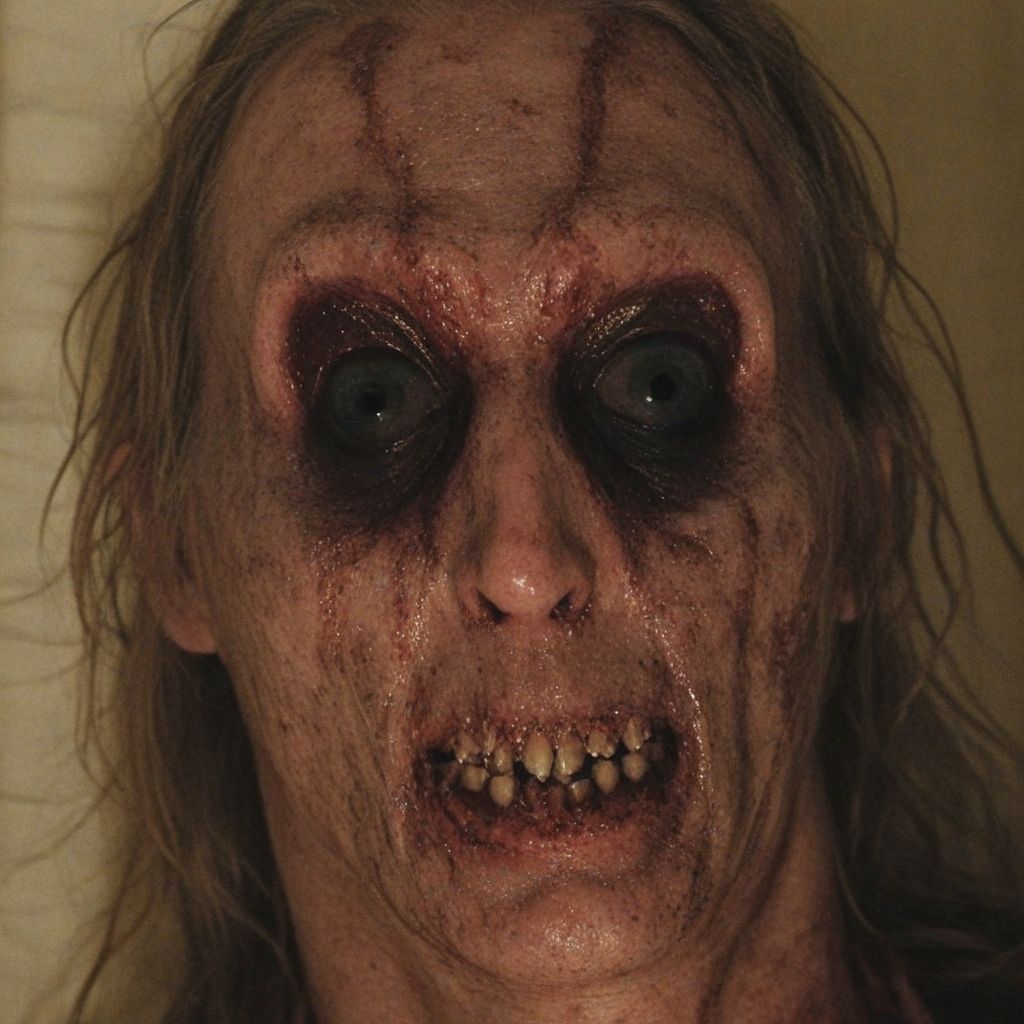 Terrifying night terror sleep paralysis demon horror creatio...