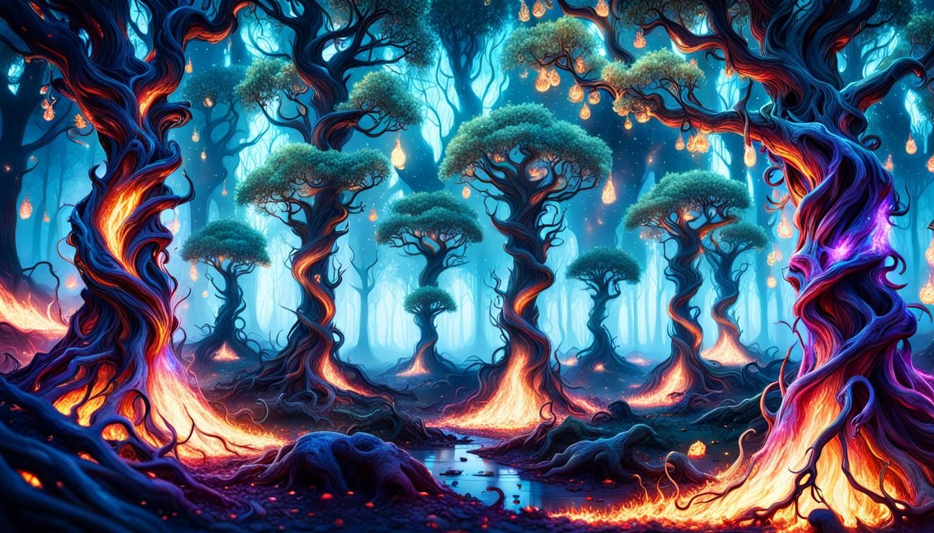 Glowing magical wines  by @loodupyydja