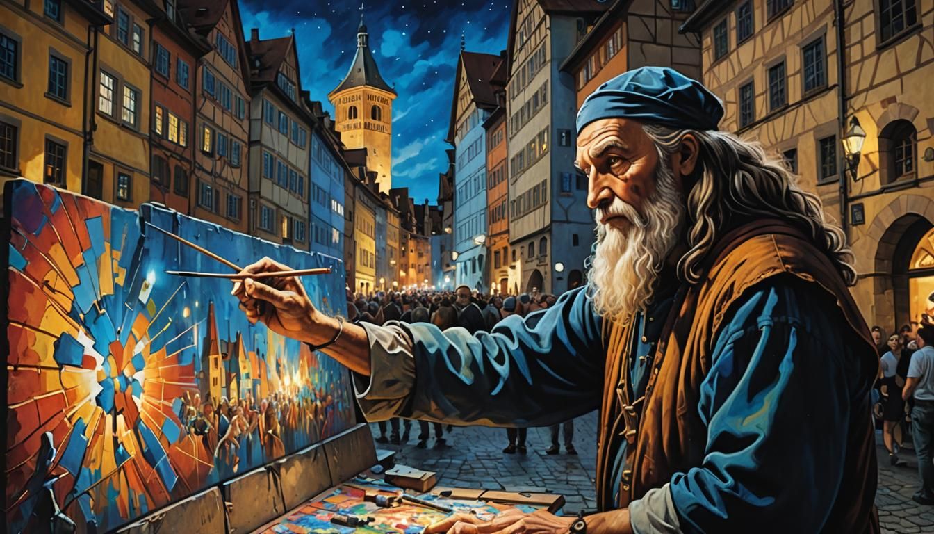 Leonardo street arting