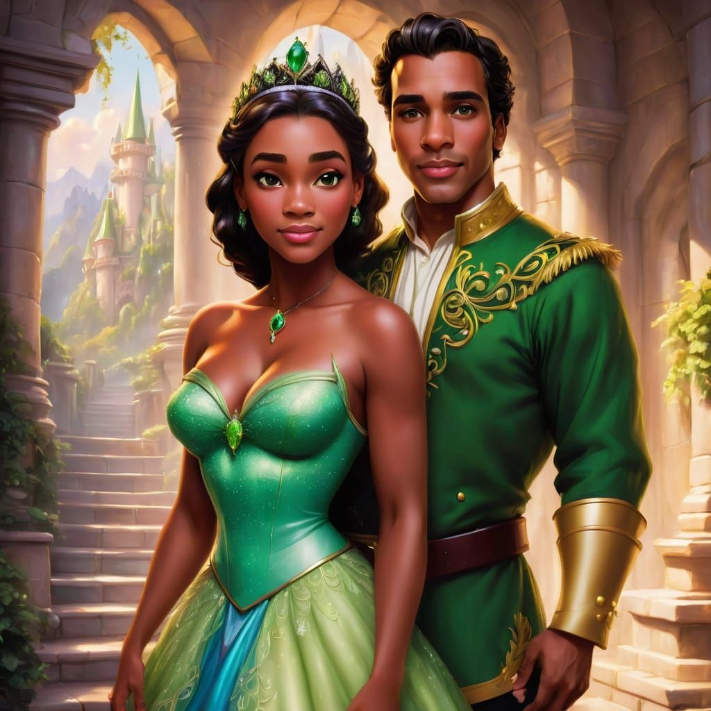 Princess Tiana & Prince Naveen