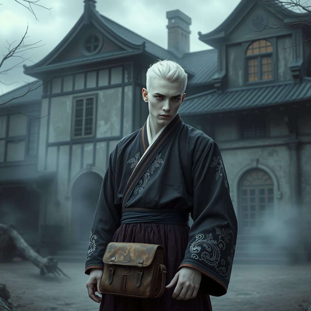 Mystical Hanbok Figure by Ancient School