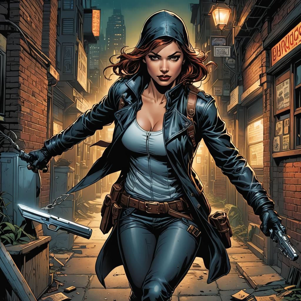 female burglar