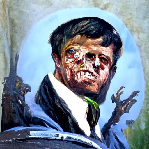JFK is a zombie back from the dead
