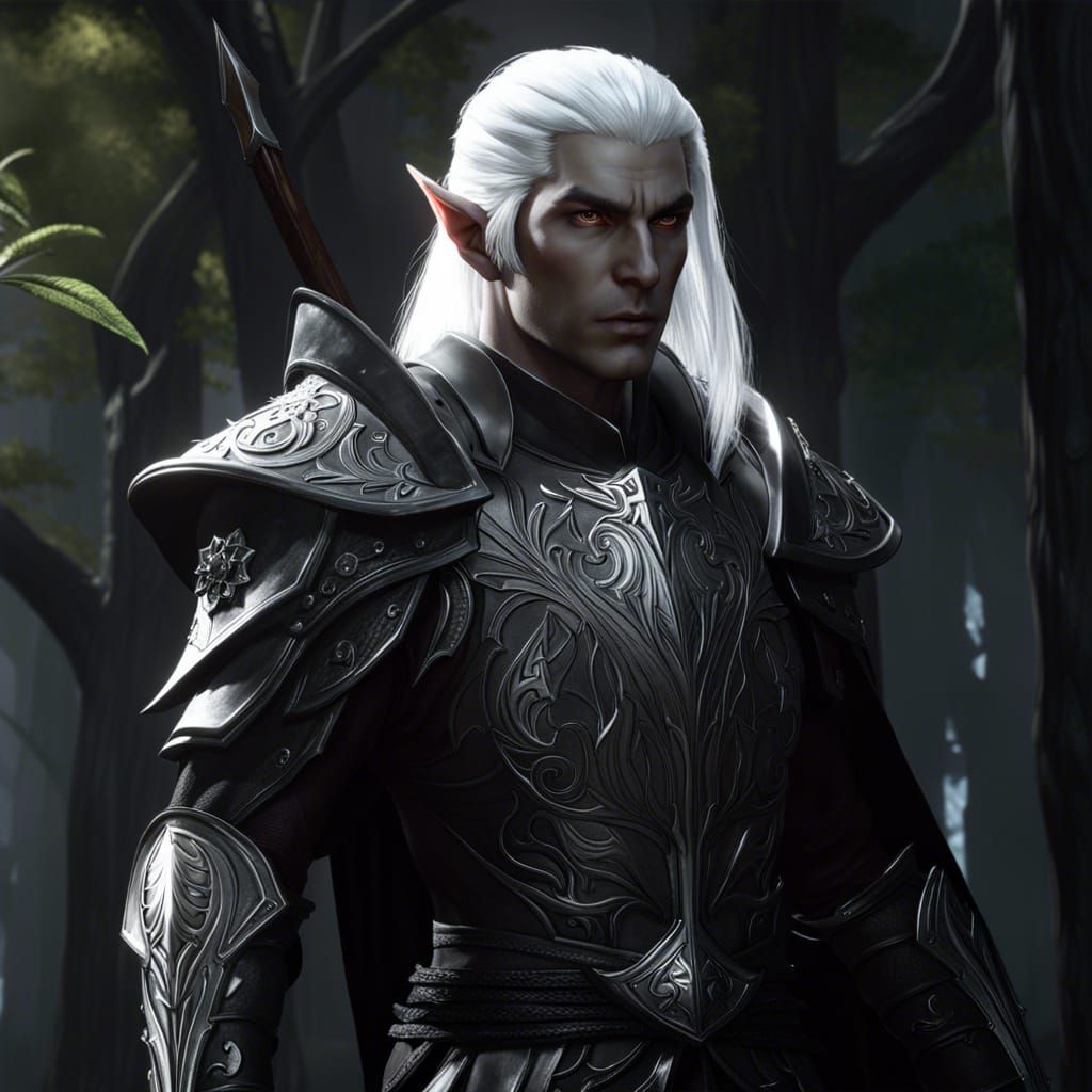 Drow warrior - AI Generated Artwork - NightCafe Creator