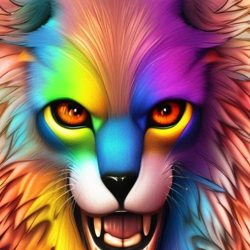 Rainbow cat