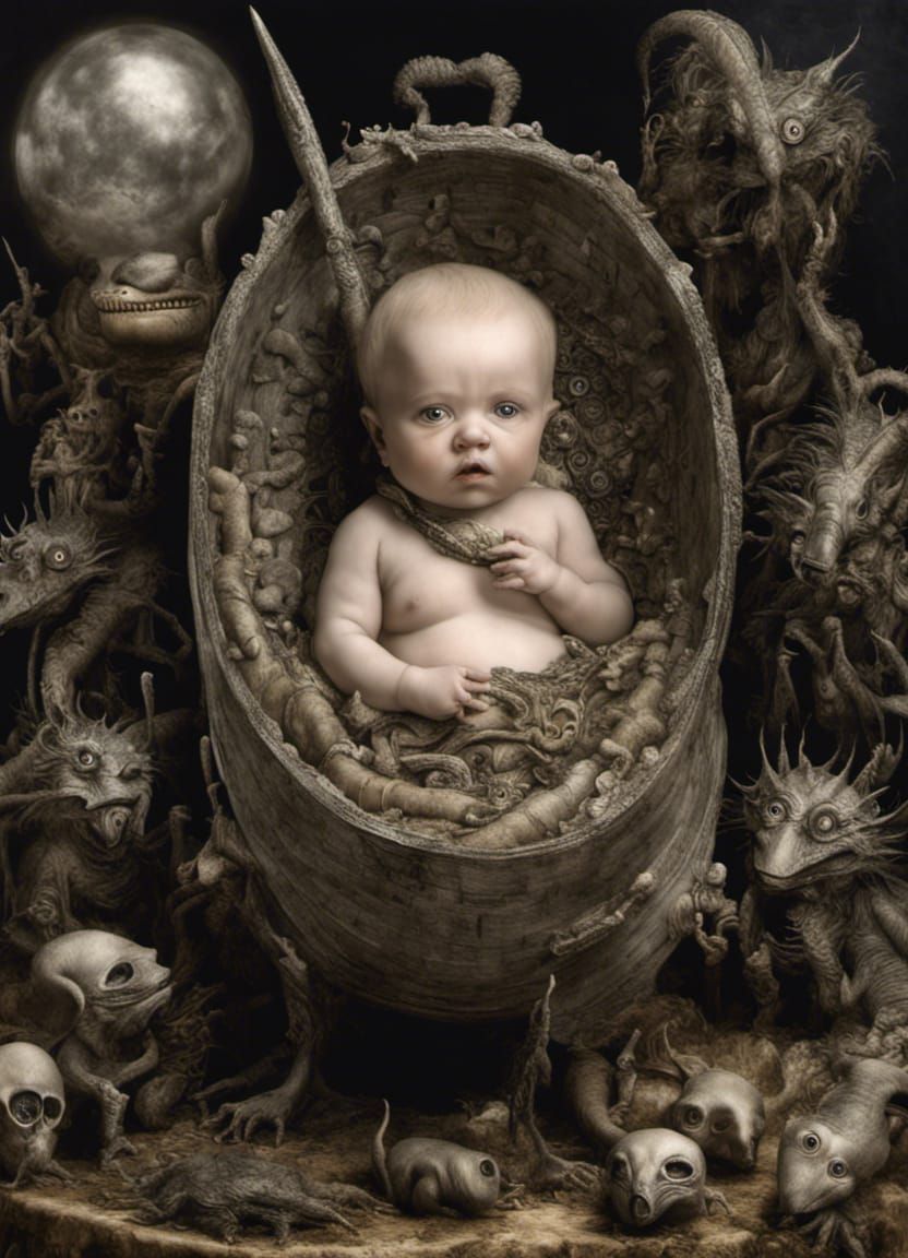 ERASERHEAD BABY AI Generated Artwork NightCafe Creator