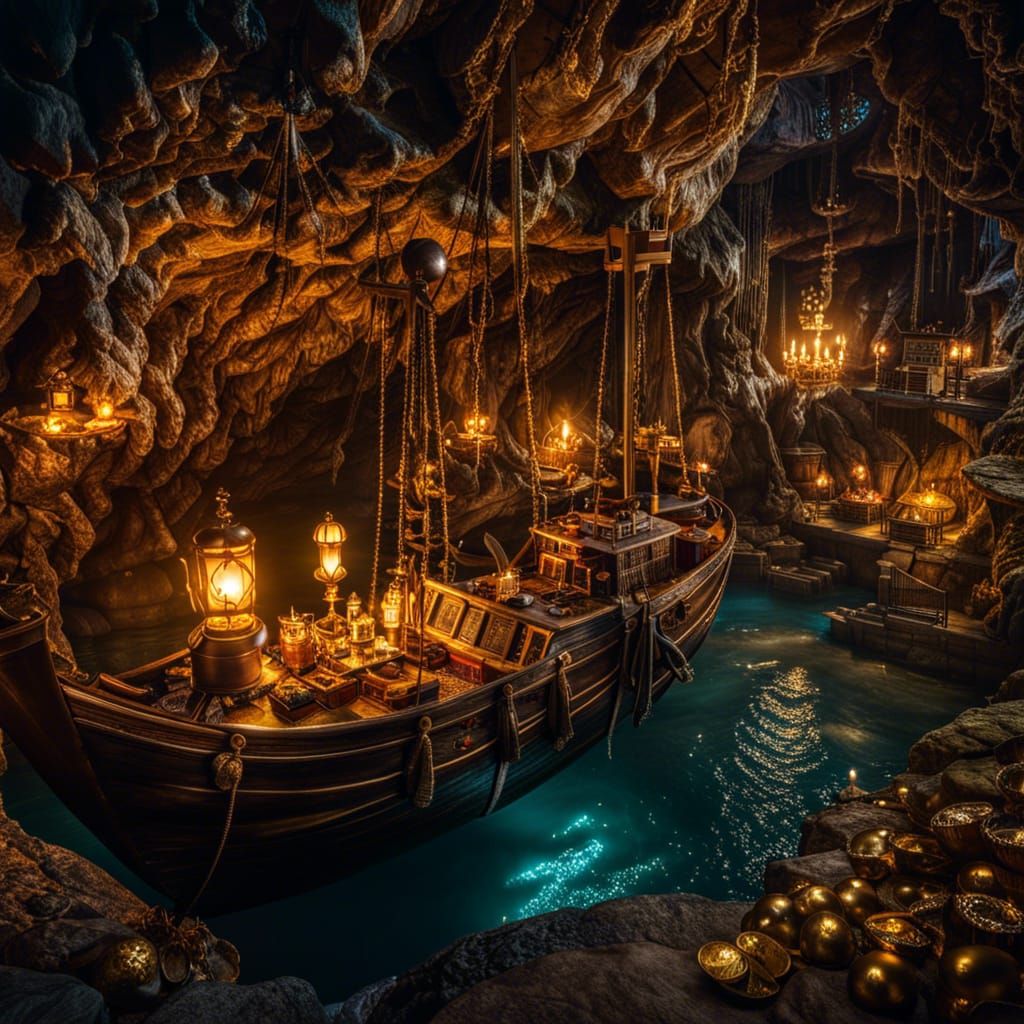 Pirate hideout   by @Megumi Yukii