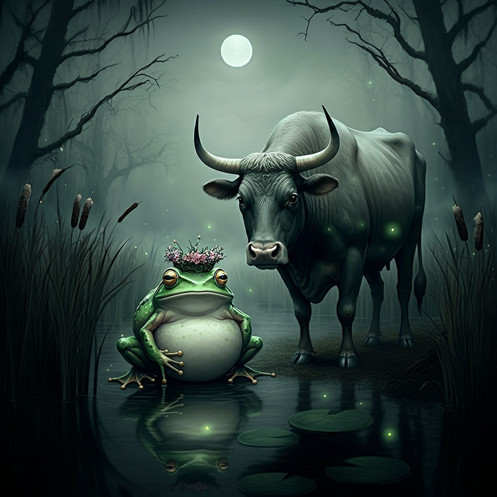 "The Frog and the Ox" by Jean de la Fontaine