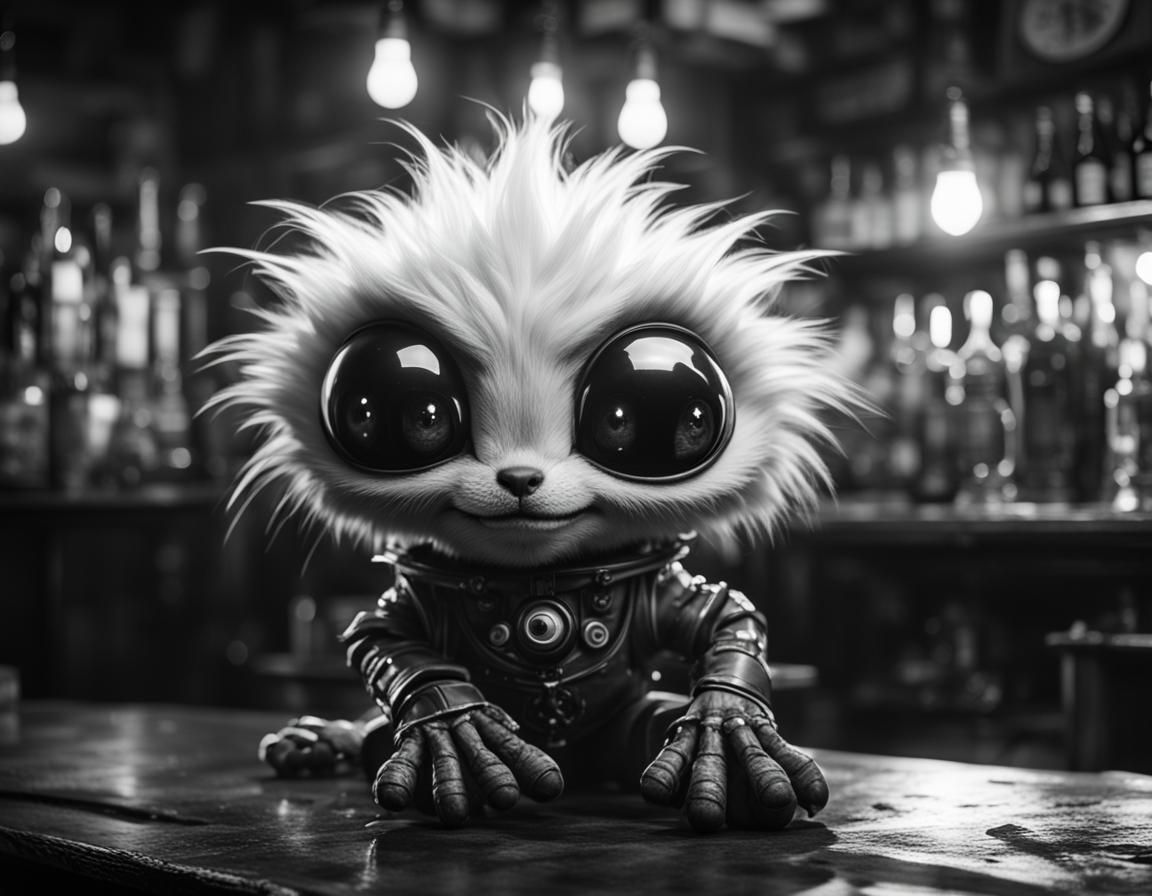 CUTE BUT ACTUALLY 374 YEARS OLD ALIEN  by @ARTificial