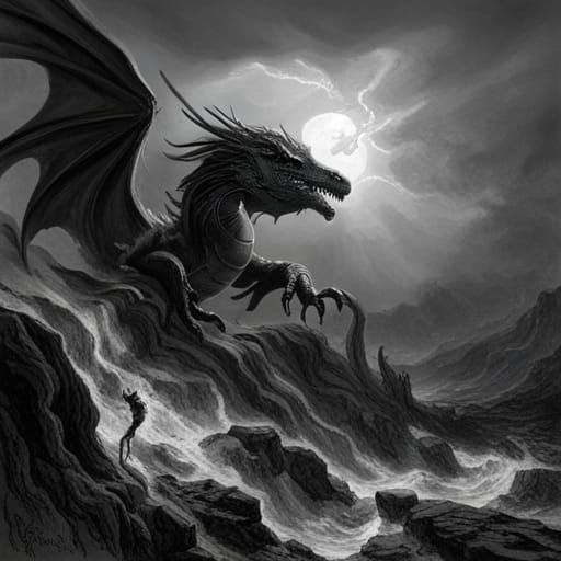 otherworldly dragon - AI Generated Artwork - NightCafe Creator