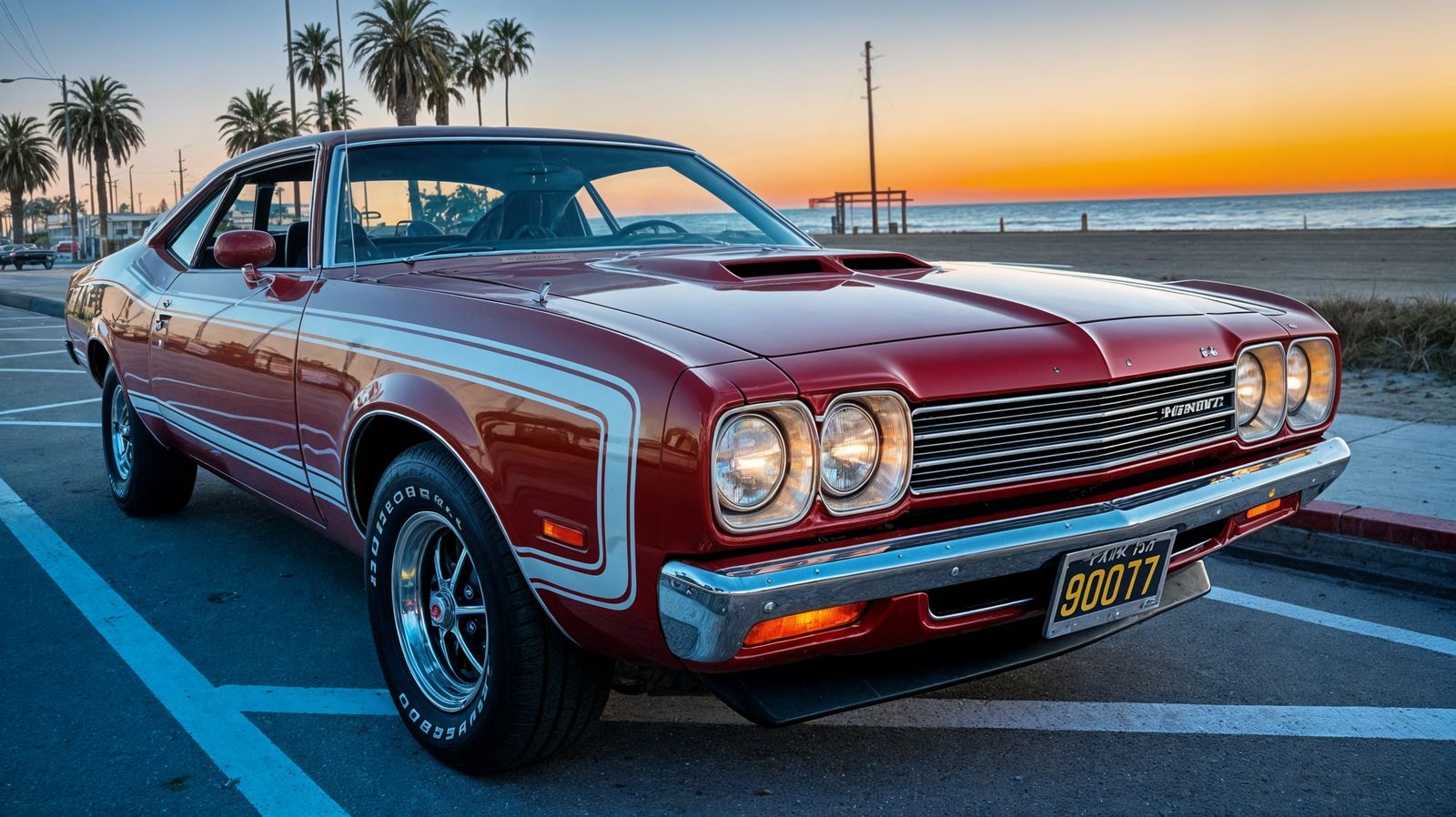 1971 Plymouth Road Runner parked in L.A  by @Gothic Vampire Poetry