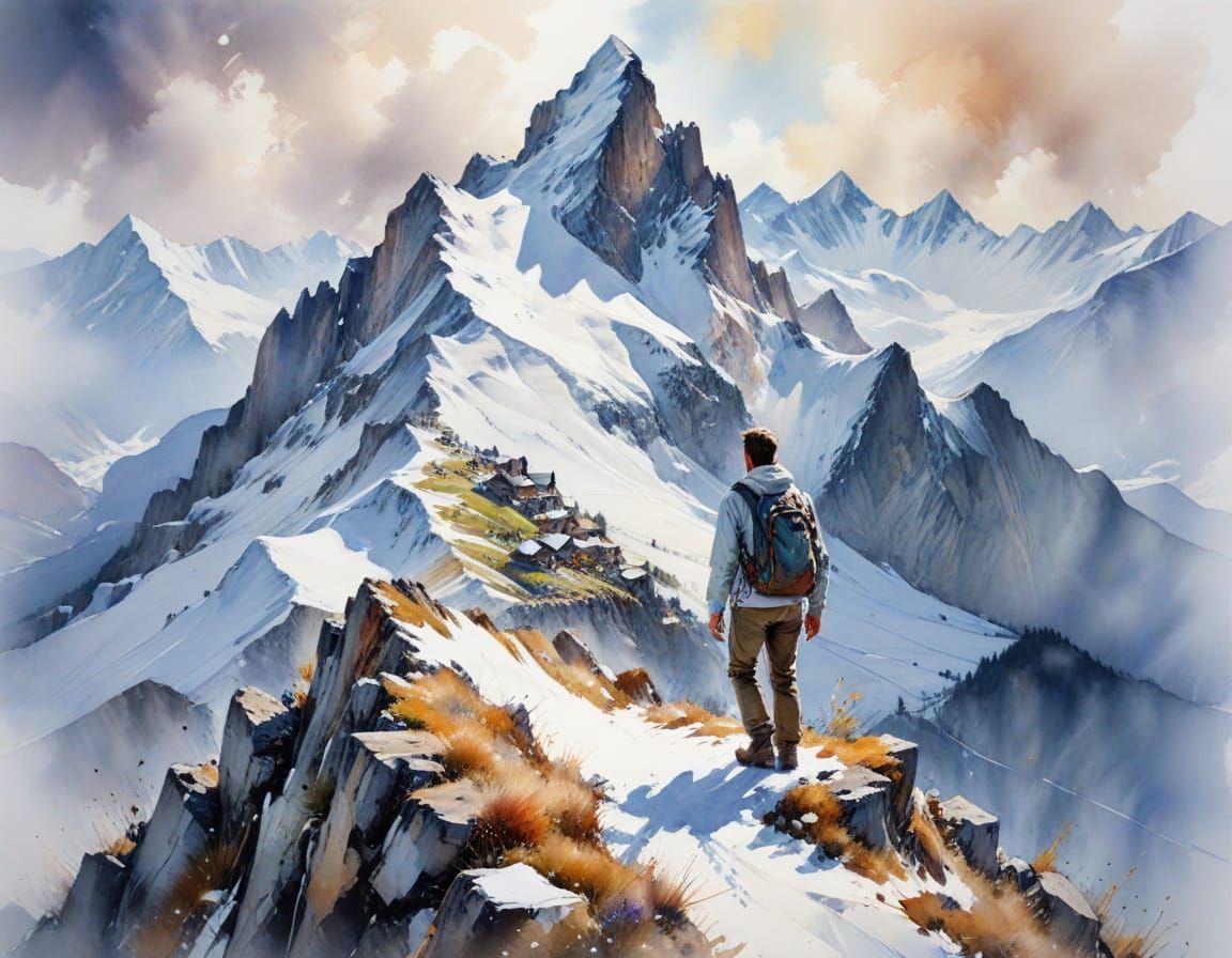 Swiss Alps  by @Kosh