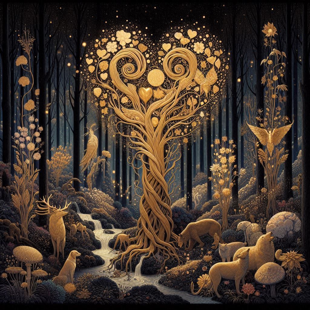 The heart of another is a dark forest, always, no matter how...