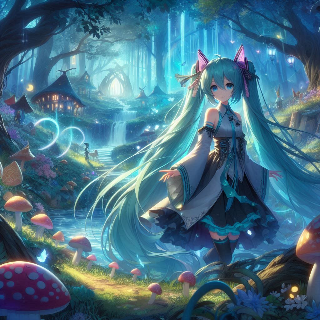 Magical trip with miku