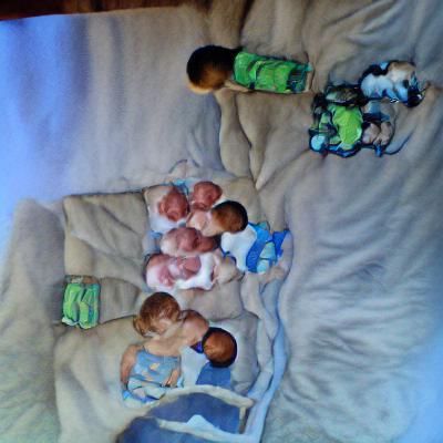 Fay, Ezzi, Jayden, Adrian, Trenton, Xavier, and Ellie