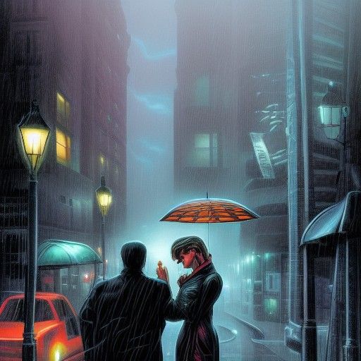 Rain noir fadora