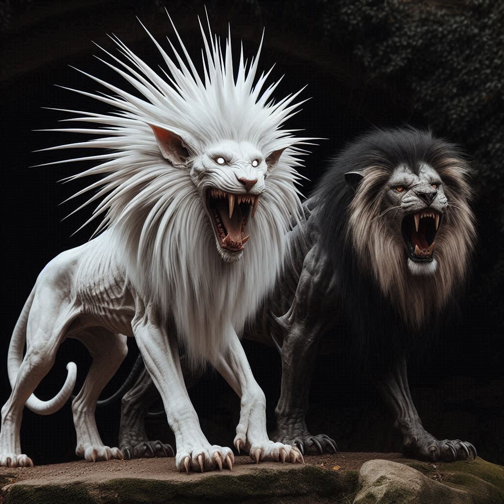 Lion and white spike hybrid