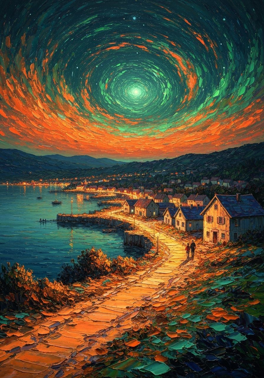 cosmic seaside  by @undefined