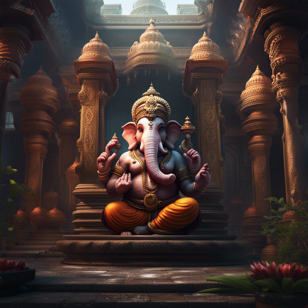Ganesha   by @carammelcreator