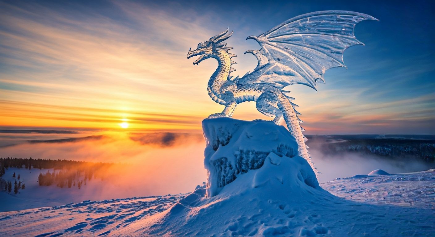 dragon of ice  by @Phoebe