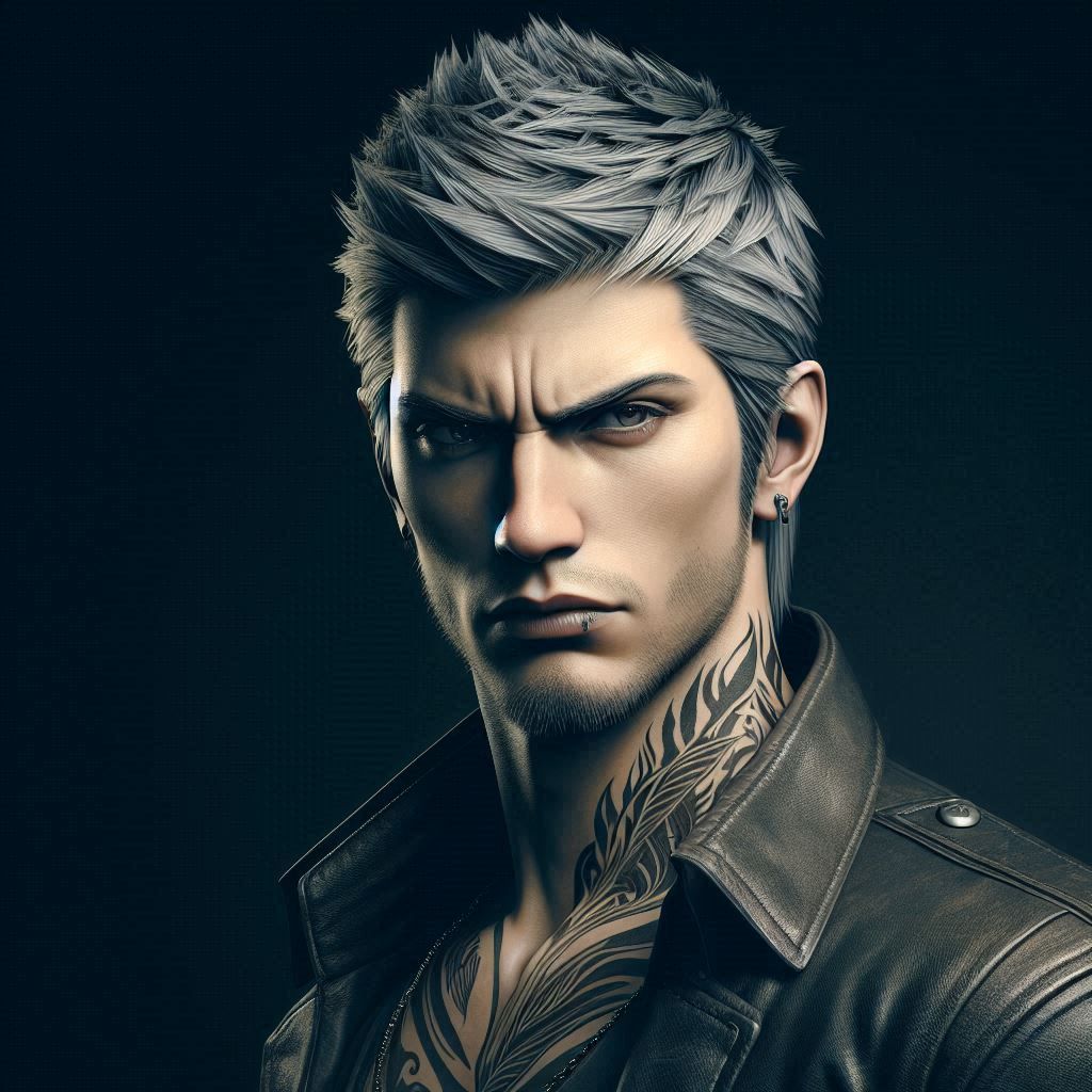 devil may cry bishounon Handsome Portrait dangerous yakuza
