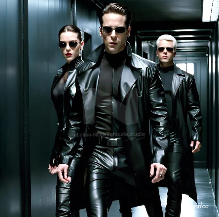 Neo and Trinity from The Matrix